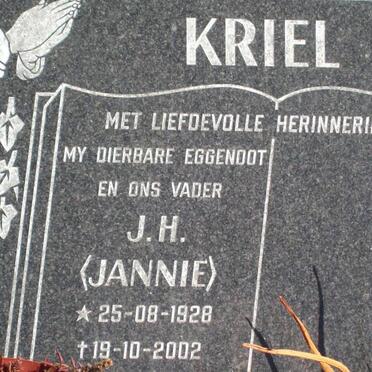 KRIEL J.H. 1928-2002