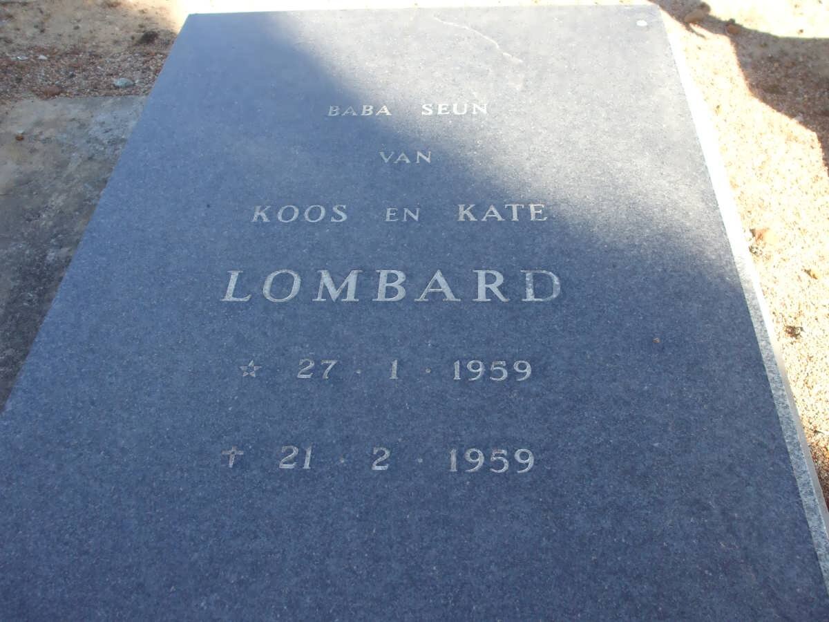LOMBARD Baba 1959-1959