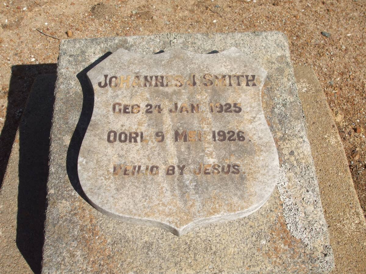 SMITH Johannes J. 1925-1926