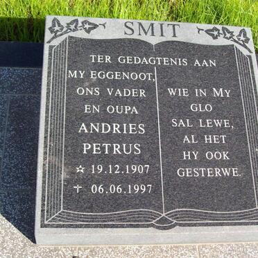 SMIT Andries Petrus 1907-1997