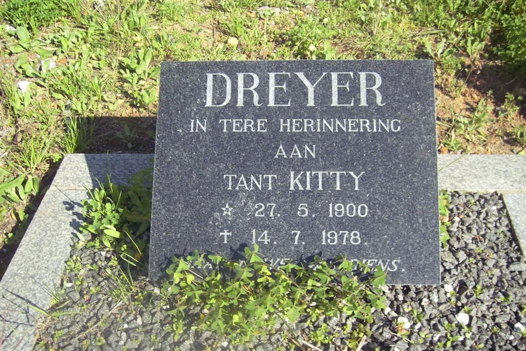 DREYER Kitty 1900-1978
