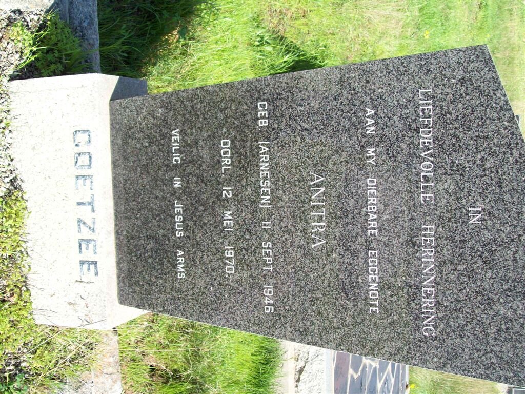 COETZEE Anitra nee ARNESEN 1946-1970