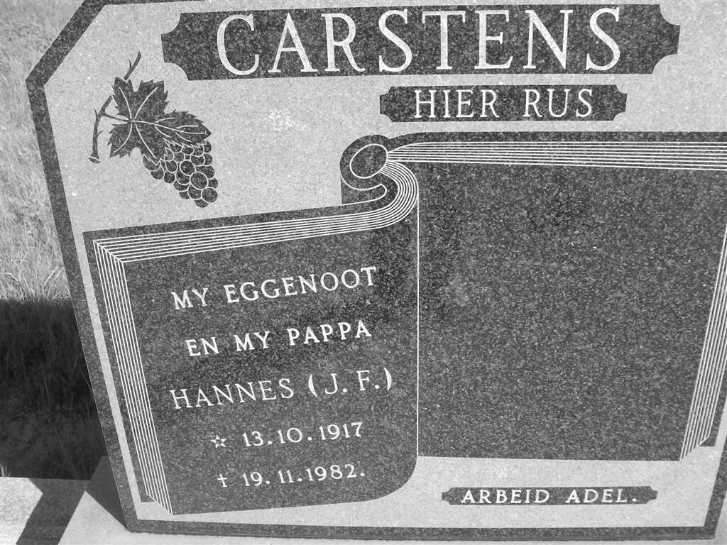 CARSTENS J.F. 1917-1982