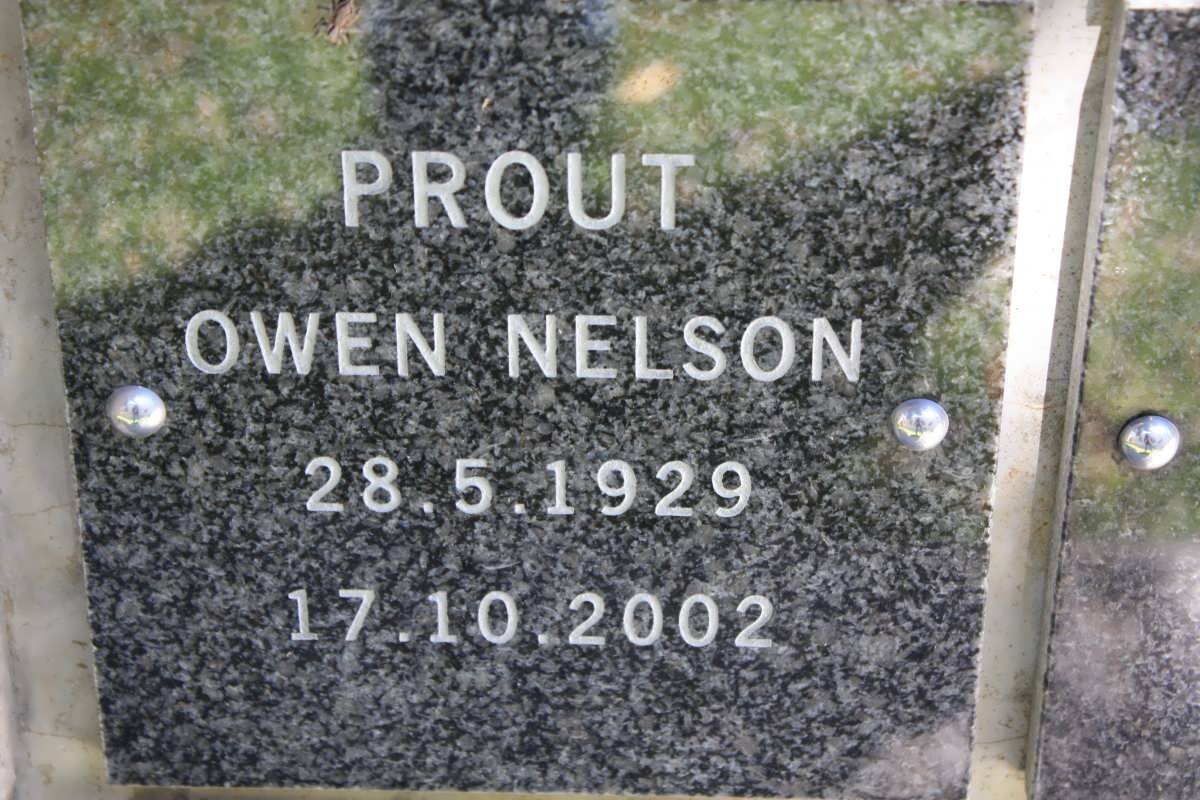 PROUT Owen Nelson 1929-2002