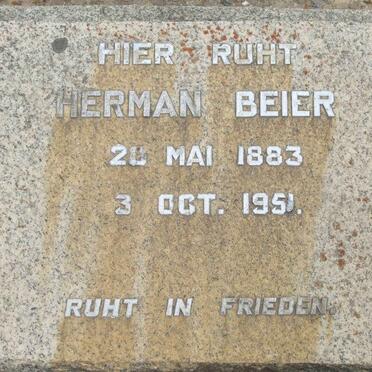 BEIER Herman 1883-1951
