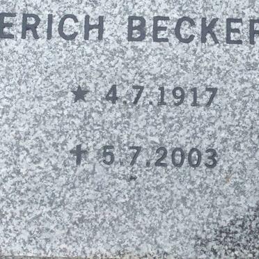 BECKERT Erich 1917-2003
