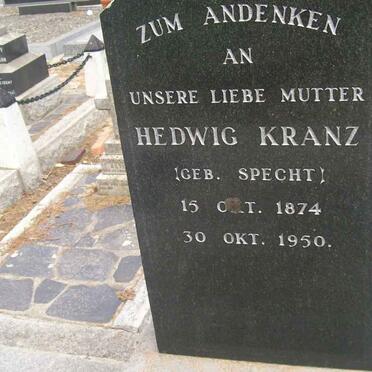 KRANZ Hedwig nee SPECHT 1874-1950