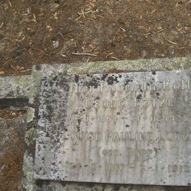 LOTZE Georg 1864-1935 &amp; Louise Pauline BOPP 1867-1912