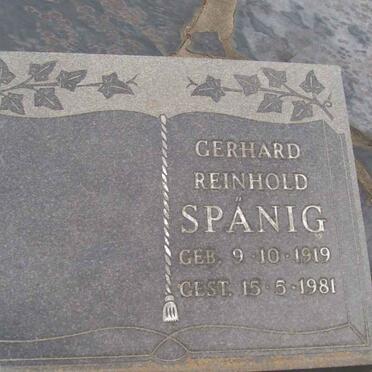 SPANIG Gerhard Reinhold 1919-1981