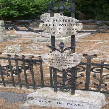 VILLIERS Philip Wouter, de 1886-1957 &amp; Gretchen -1966