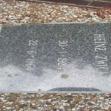 ZWICK Heinz 1924-1964