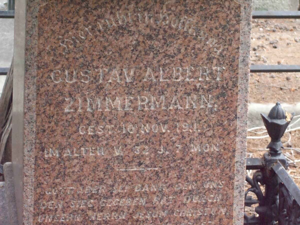 ZIMMERMAN Gustav Albert -19??