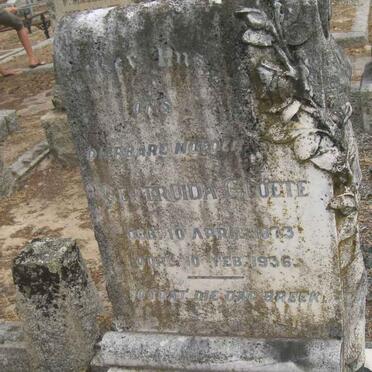 CLOETE Gertruida 1873-1936