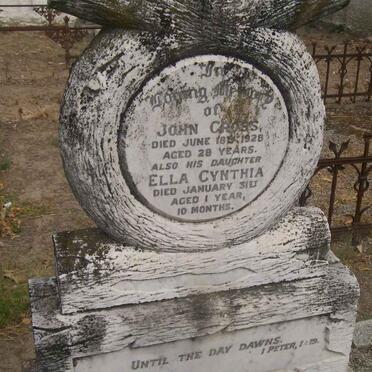 CROSS John -1928 :: CROSS Ella Cynthia