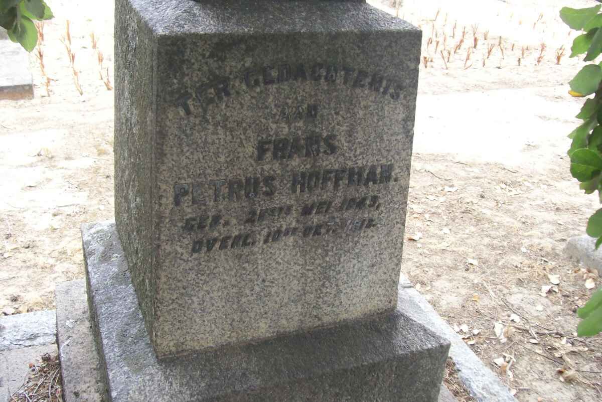 HOFFMAN Frans Petrus 1843-1912