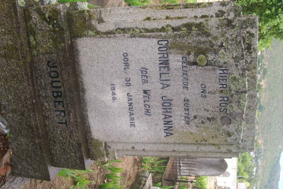 JOUBERT Cornelia Johanna nee WELCH -1946