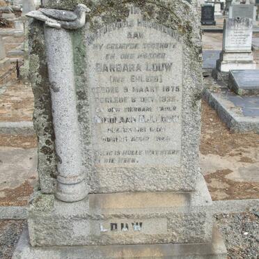 LOUW Nicolaas H.J. 1869-1946 &amp; Barbara EHLERS 1875-1935