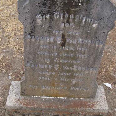 ROOYEN Raynier C., van 1909-19?? :: VAN ROOYEN Raynier C. 1931-1938