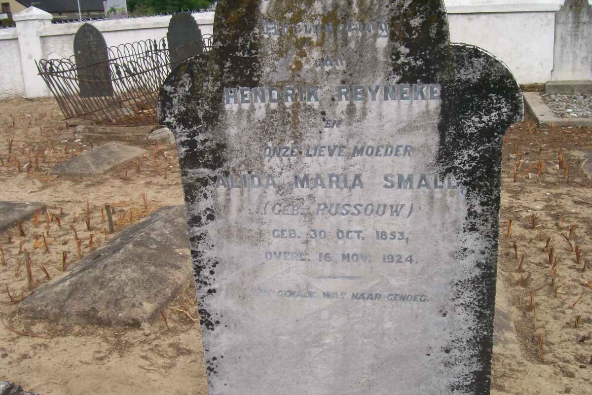 REYNEKE Hendrik &amp; Alida Maria Small nee RUSSOUW 1853-1924