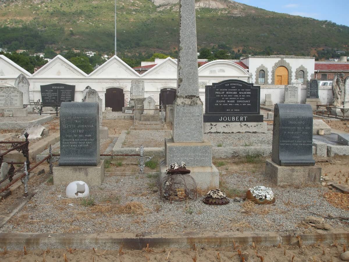 RETIEF Petrus Johannes 1842-1930 &amp; Family