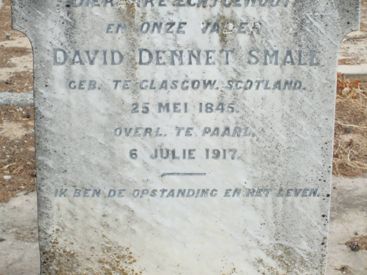 SMALL David Dennet 1845-1917