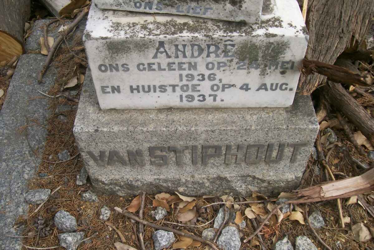 STIPHOUT Andre, van 1936-1937