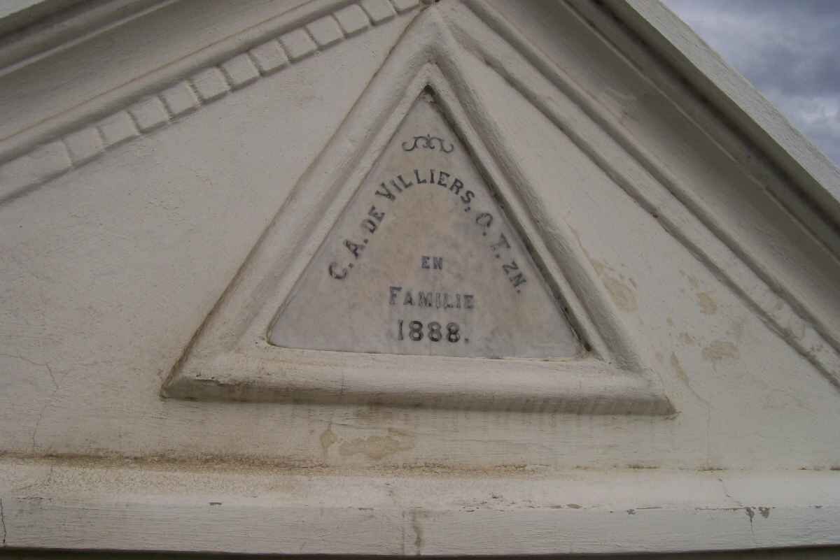 VILLIERS C.A., de &amp; Family 1888