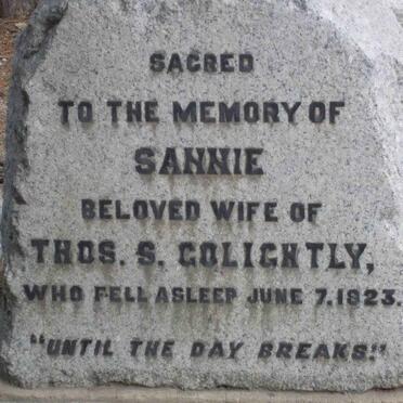 GOLIGHTLY Sannie -1923