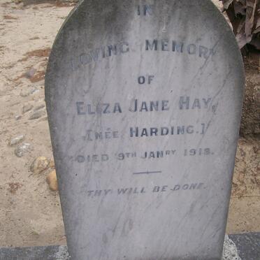 HAY Eliza Jane nee HARDING -1918