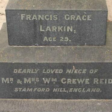 LARKIN Francis Grave 