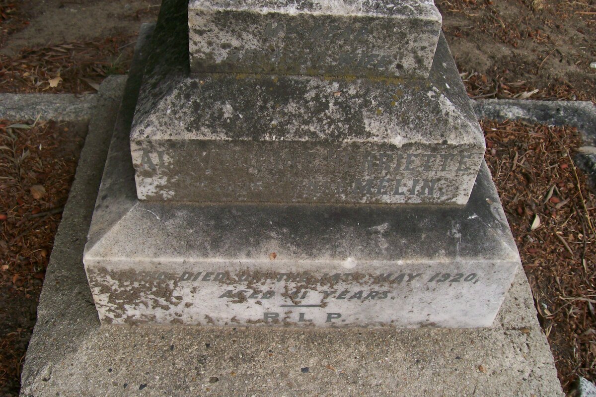 ? A. ? Henriette nee MELIN -1920