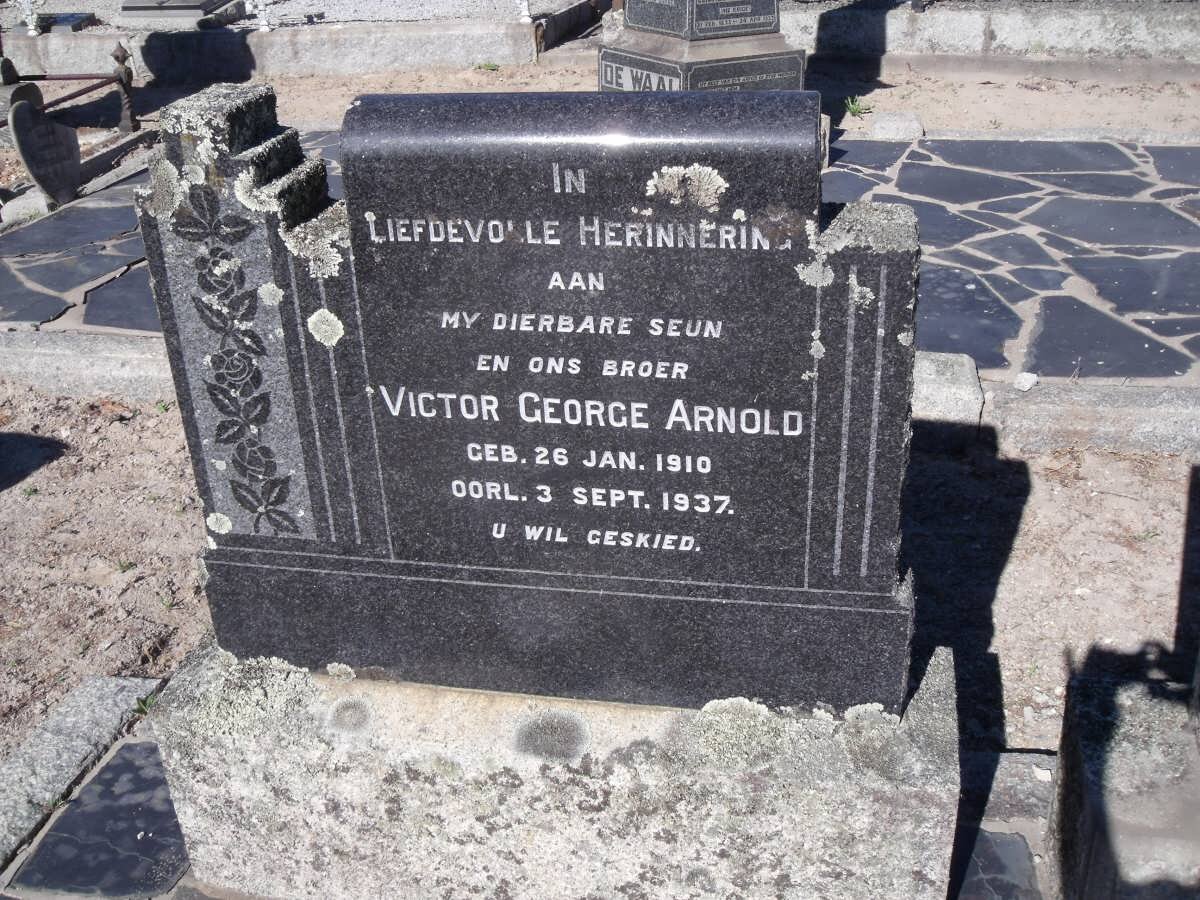 ARNOLD Victor George 1910-1937