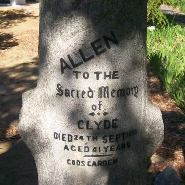 ALLEN Clyde -1933