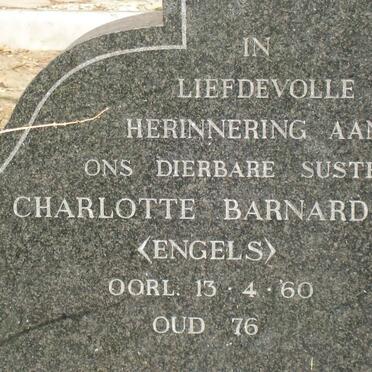 BARNARD Charlotte nee ENGELS -1960
