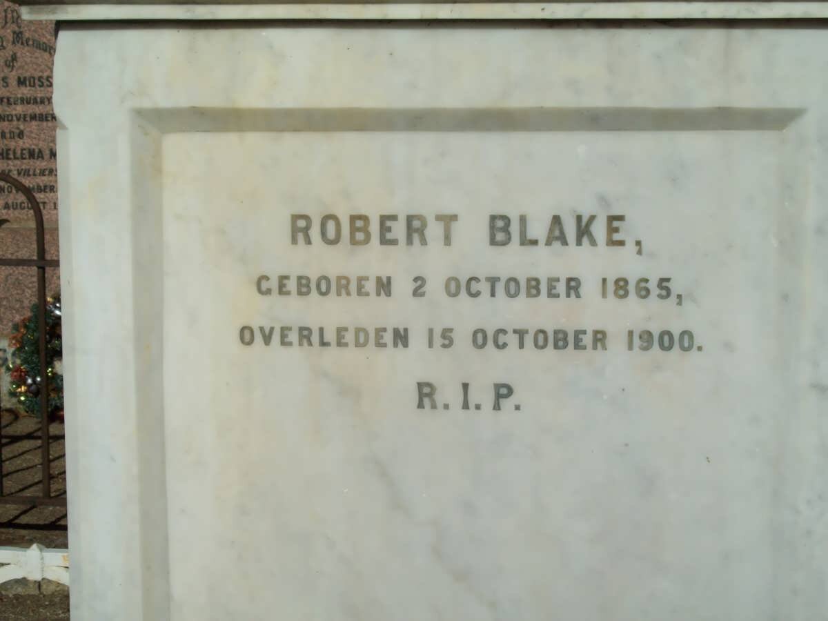 BLAKE Robert 1865-1900