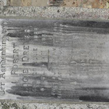 DREYER Robert Logie 1856-1929 &amp; A.M. 1851-1942