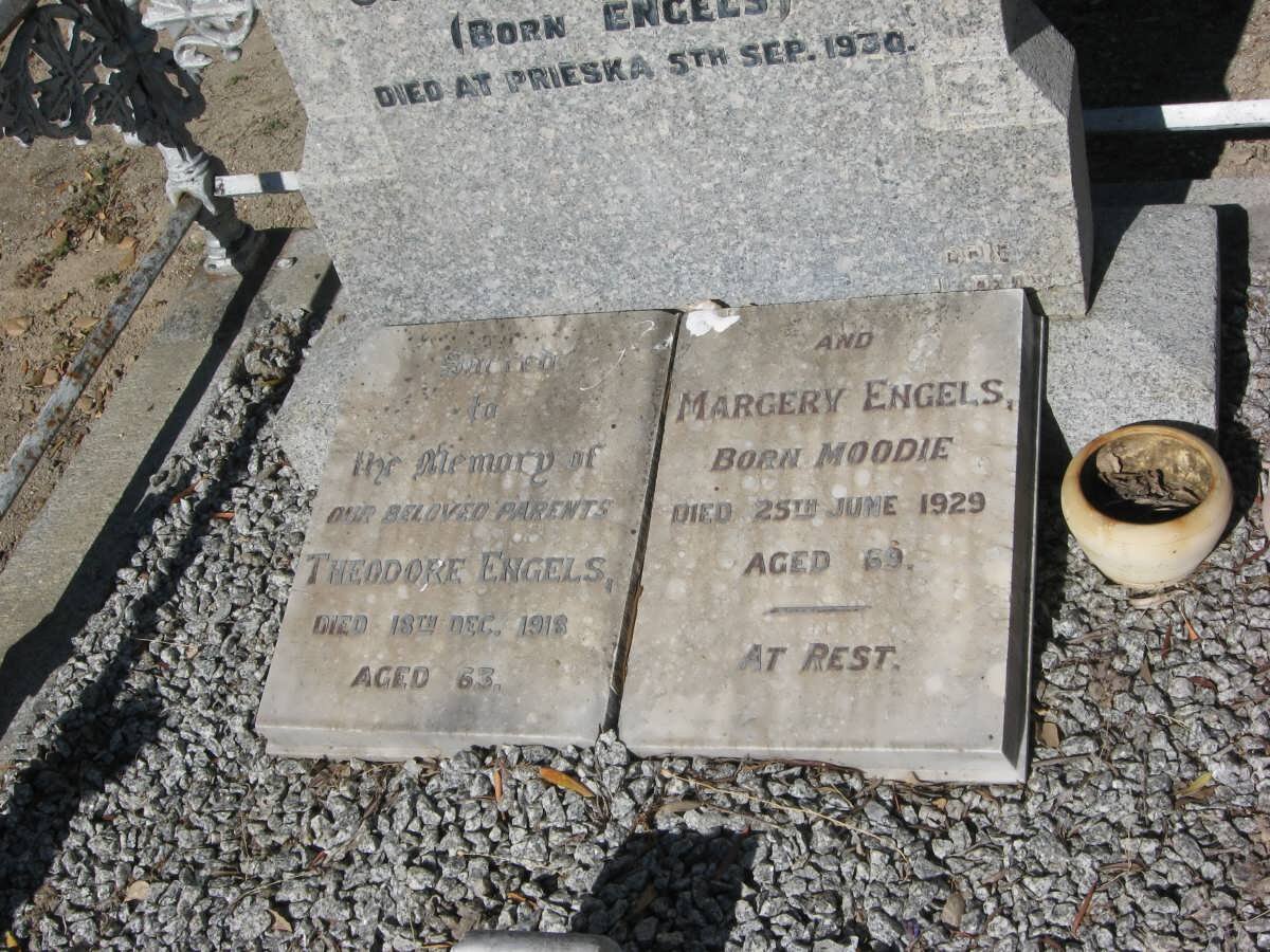 ENGELS Theodore -1918 &amp; Margery MOODIE -1929