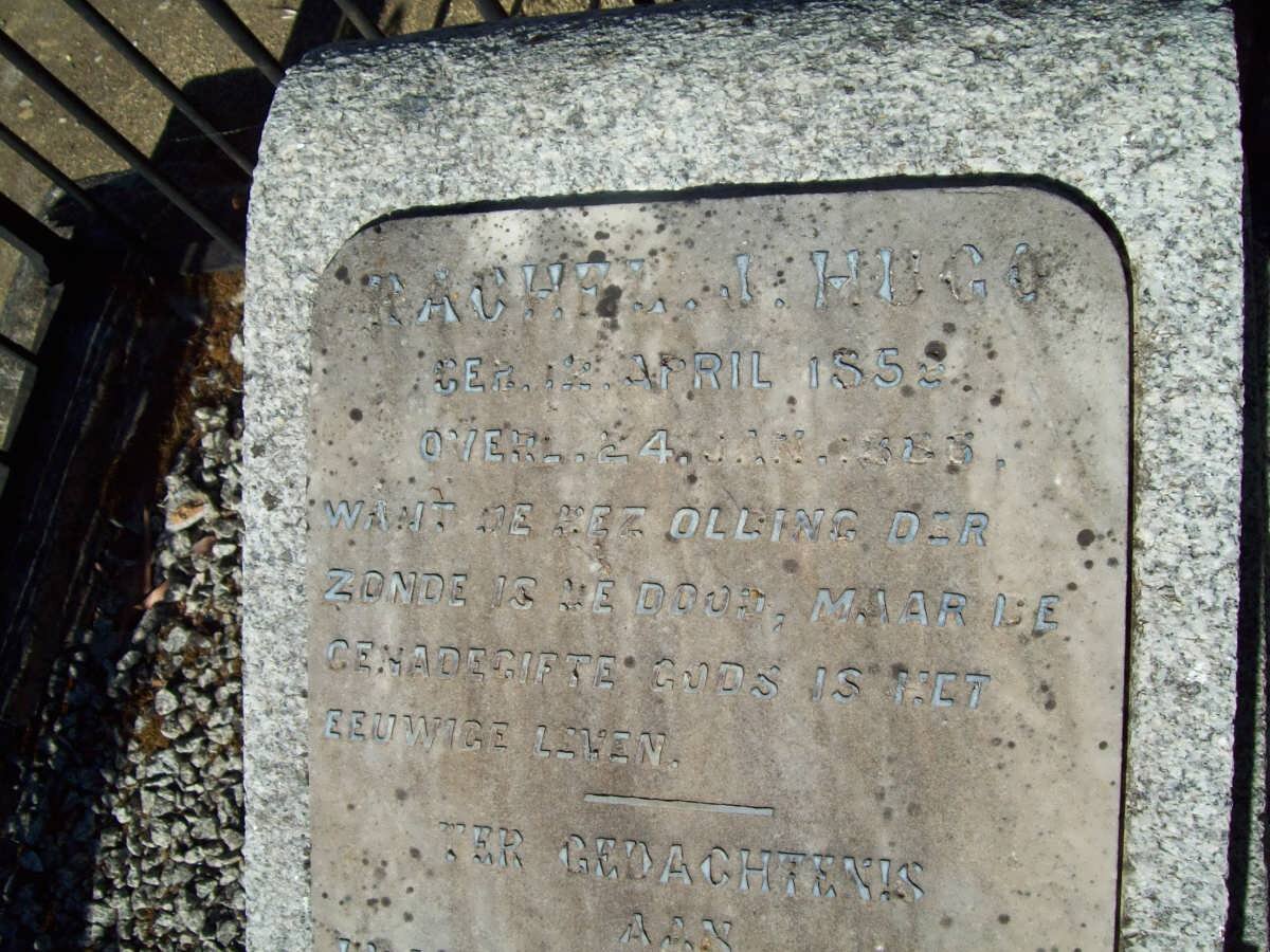 HUGO Rachel J. 1852-1886