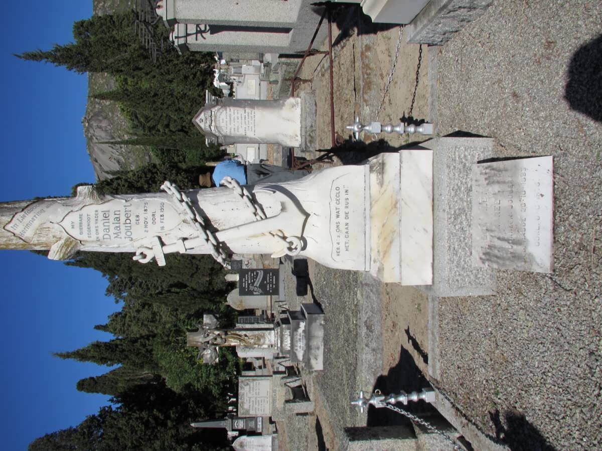 JOUBERT Daniel Malan 1875-1950 :: MAREE Freda Aletta formerly JOUBERT nee NAUDE 1893-1976