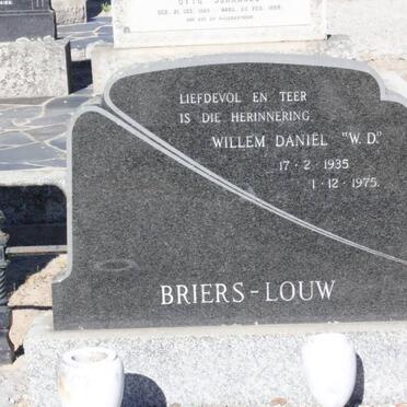 LOUW Willem Daniel, Briers 1935-1975