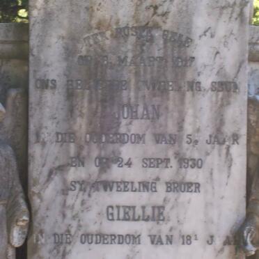 LOUW Johan -1917 :: LOUW Giellie -1930