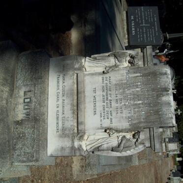 LOUW Abraham Izak 1869-1927 &amp; Magdalena Elizabeth DU TOIT 1873-1934 