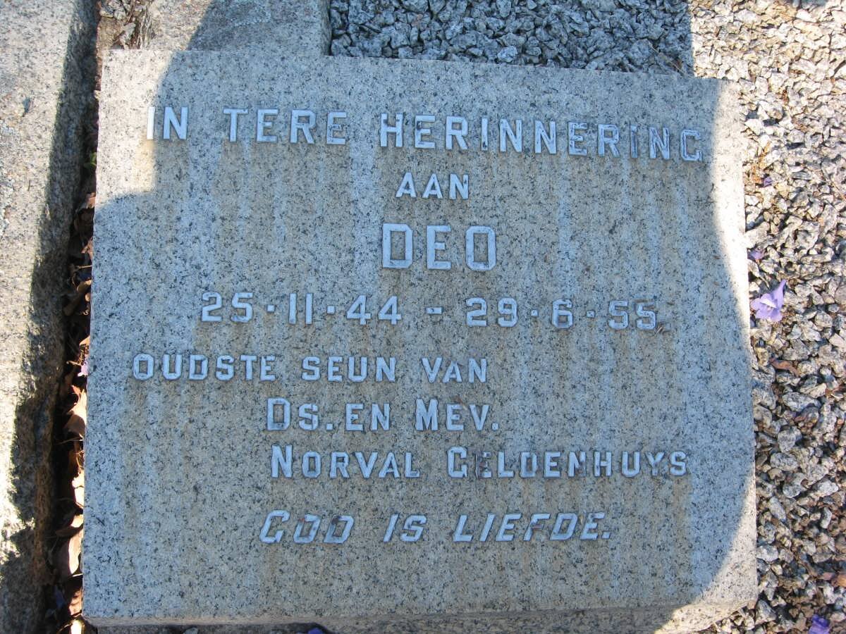 GELDENHUYS Deo 1944-1955 
