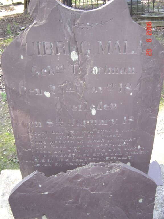 MALAN Huibrhg nee Baartman 184?-18??