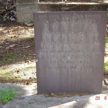 MULLER D.A. 1823-1873 &amp; Cathrina M. WERNICH 1823-188?