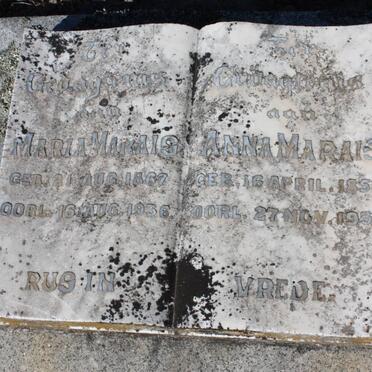 MARAIS Anna 1854-1955 :: MARAIS Maria 1867-1936