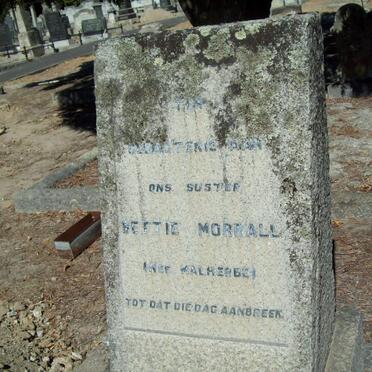 MORRALL Bettie nee MALHERBE
