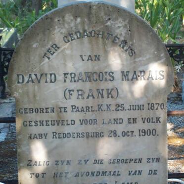 MARAIS David Francois 1870-1900