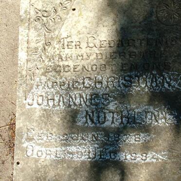 NOTHLING Christian Johannes 1878-1934