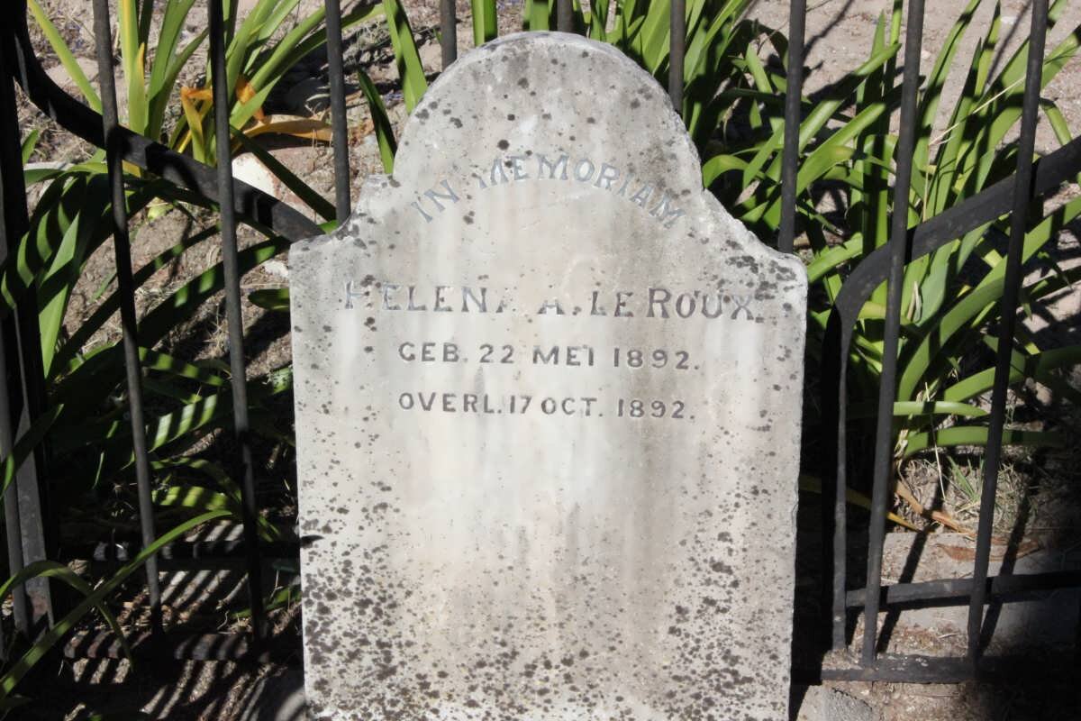 ROUX Helena A., Le 1892-1892